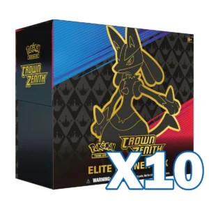POKÉMON TCG Crown Zenith - Elite Trainer Box (ETB) x10 Sealed Case
