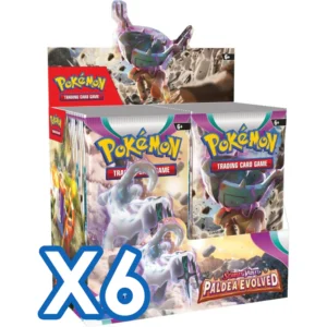POKÉMON TCG Scarlet & Violet 2: Paldea Evolved Sealed Case 6x Booster Box