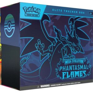 Pokemon TCG: Mega Evolution ME02 - Phantasmal Flames Elite Trainer Box (ETB)